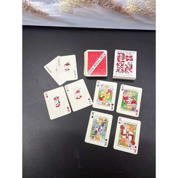 Unbranded Other - Vintage Dad's Royal Deck Humorous Novelty Playing Cards Regulation Size